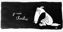 Eléonore Thuillier - Le Loup - Je suis Charlie - Original Illustration