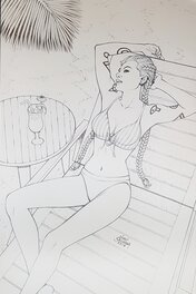 Noah Salonga - Grimm Fairy Tales 2019 Swimsuit Special #1 p17 - Original Illustration