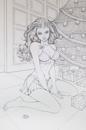 Noah Salonga - Grimm Fairy Tales 2022 Holiday Pinup Special #1 p29 - Original Illustration