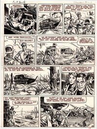 Fred & Liliane Funcken - Doc Silver planche 38 Le chasseur d'or - Planche originale