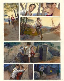 Jean-Pierre Gibrat - Mattéo, tome 3 - Planche originale