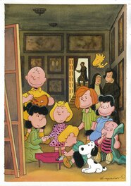 Pedro Espinosa - Las Meninas - Velázquez meets Peanuts - Original Illustration