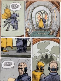 Enki Bilal - Bleu de coloriage Exterminateur 17 - Œuvre originale