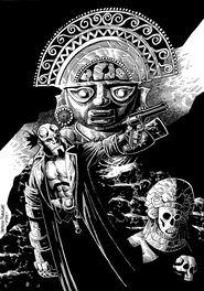 Janusz Pawlak - Hellboy fan art - Original art