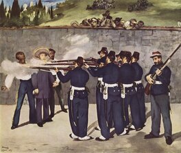 L'exécution de Maximilien, tableau réalisé par Edouard Manet en 1868/1869