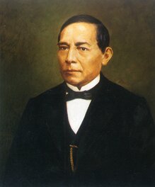 Portrait de Benito Juárez (1806-1872) par Pelegrí Clavé.