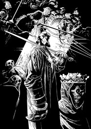 Janusz Pawlak - Hellboy - fan art - Œuvre originale