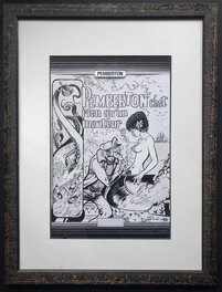 Illustration de couverture avec son passe-partout et encadrement. Illustration de couverture avec son passe-partout et encadrement.