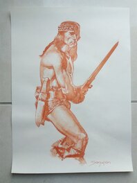 Manuel Sanjulián - Planche originale conan par sanjulian - Original Illustration