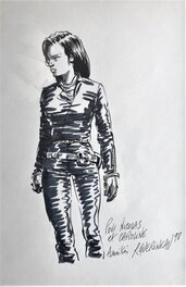 Richard Guérineau - Le chant des stryges - l'ombre - Original Illustration