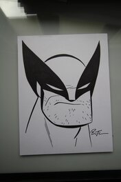 Bruce Timm - Dessin Original Wolverine par Bruce Timm - Illustration originale