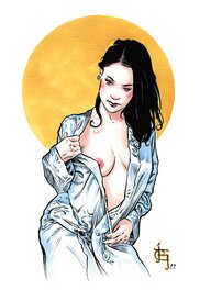 Dessin avec le trait noir renforcé, pour une édition toujours potentielle... Dessin avec le trait noir renforcé, pour une édition toujours potentielle...