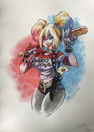 Pedro Perez - Pedro Perez Harley Quinn - Illustration originale