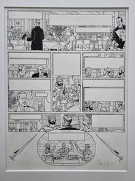 Blake et Mortimer - Planche originale