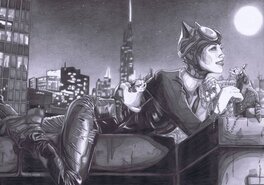 Ingrid Gala - Catwoman par Gala - Original Illustration