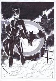 Raúl Lara - Catwoman par Lara - Illustration originale