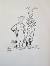 Olivier Schwartz - Spirou et Fantasio - Illustration originale