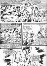 Planche originale - Klip et Klop, Une petite île bien tranquille, page 11 - Safari n°67 (Mon journal)