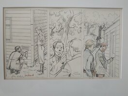 André Juillard - Blake et Mortimer .Le bâton de Plutarque - Original art