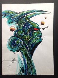 L'illustration Originale au Format : 37 X 52 Cm L'illustration Originale au Format : 37 X 52 Cm