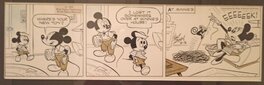 Gottfredson Floyd - Floyd Gottfredson Mickey Mouse strip - Planche originale