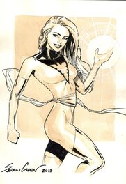 Chen Sean - Jean Grey - Marvel Girl - Illustration originale