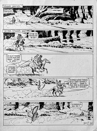 Franz - Franz, Thomas Noland, Tome 4, Les naufragés de la jungle, planche n°47, 1988. - Planche originale