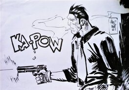 Jordi Bernet - Torpedo - Original Illustration