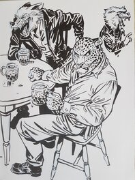 Juanjo Guarnido - Iron Maiden- L' histoire de la bête - Blacksad - Original Illustration