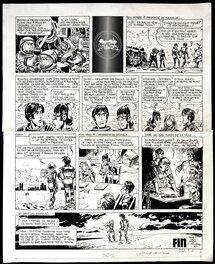 Jean-Claude Mézières - Valerian - T1 Terres en Flammes -  pl 28 ( final page ) - Planche originale