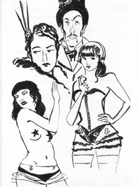 Alexis Bacci - Alexis bacci (Professeur Horreur) - Cabaret burlesque - Original art