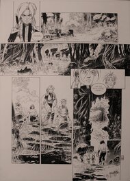 Fabrice Meddour - LA GESTE DES CHEVALIERS DRAGON - Planche originale