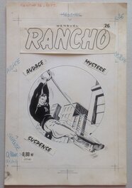 La Couverture Originale du RANCHO 26 Special au format entier de 20 X 30 Cm ,....Quelques salissures ...