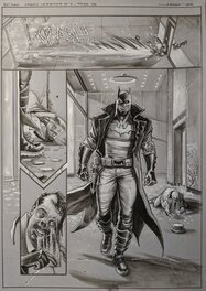 Juan E. Ferreyra - Batman 666 in The Executive Game, page 2 (splash page) - Comic Strip
