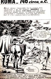Silio Romagnoli - Storia di Roma a fumetti n°7 - Planche originale