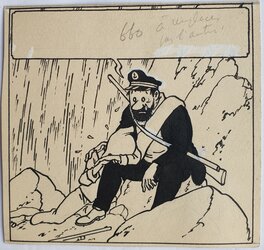 Tintin - Planche originale