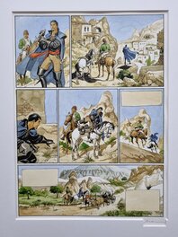 Le Scorpion - la vallée sacrée - tome 5 - planche en couleurs