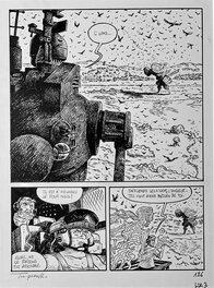 Hervé Tanquerelle - Page 206, Planche numérotée 186 du Tome 3 du dernier Atlas. - Comic Strip