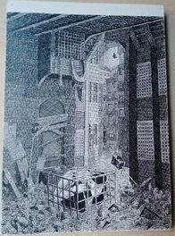 Miel Vandepitte - Origineel gedetailleerde tekening 2022 - Illustration originale