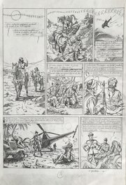 Original art - Blake et Mortimer T 28 - Le Dernier Espadon