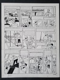 André Juillard - Blake et Mortimer - La Machination Voronov - planche - Planche originale