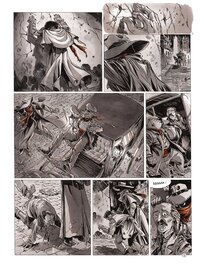 Tiburce Oger - L'enfer pour aube planche 14 - Planche originale