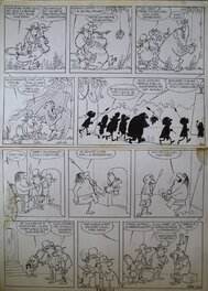 Bara - Max l'Explorateur, « Le Triangle noir », 1964. - Planche originale