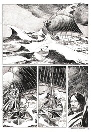 Enrique Breccia - Breccia Enrique, Golgotha, Tome 1, L'arène des maudits, planche n°8, 2021. - Comic Strip