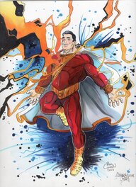 Peter Clinton - Captain Marvel / Shazam - Original Illustration