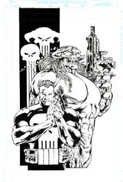 Punisher-Death's HEAD unpublished cover