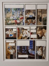 Jean-Pierre Gibrat - Le sursis - tome 1 - planche 29 en couleurs - Planche originale