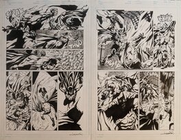 Aaron Lopresti - Legends of the Dark Knight "I...Batman", pages 18 & 19 - Planche originale