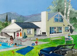 Will - Maison d'été - Illustration originale