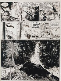 Hermann - Bernard Prince #10: Le souffle de moloch Pg.37 - Planche originale